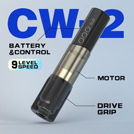 CNC M-CW2 Черная, беспроводная тату машина