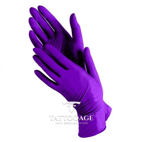 MATRIX перчатки нитриловые 3,5 гр. Фиолетовые