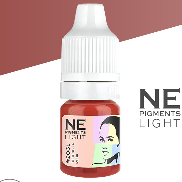 NE Pigments Пепельная роза Light №206L