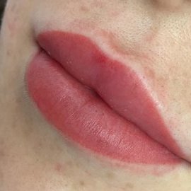 Перманентный макияж губ. Мастер Елена