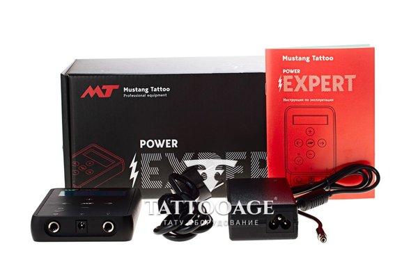 Блок питания Mustang Tattoo Power Box Expert Черный Муар PBE1