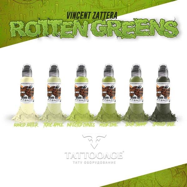 World Famous Ink Vincent Zattera's Rotten Green Set