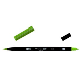Маркер-кисть brush pen 158 темно-оливковый