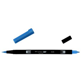 Маркер-кисть brush pen 528 синий глубокий