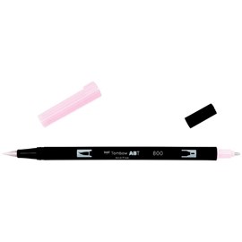 Маркер-кисть brush pen 800 бледно- розовый