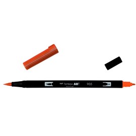 Маркер-кисть brush pen 905 оранжевый